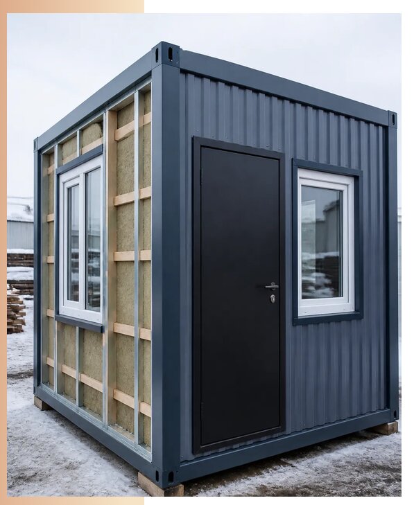 Утепленные бытовки в Братске изготовление и аренда под ключ